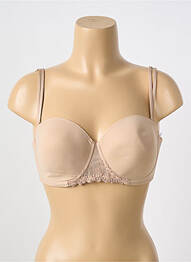 Sutien efect material satinat sutien balconet cu decolteu înalt piele SIMONE PERELE femme