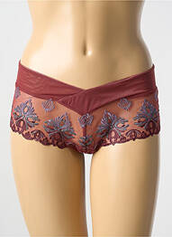 Shorty țesătură tulle roșu CHANTELLE femme