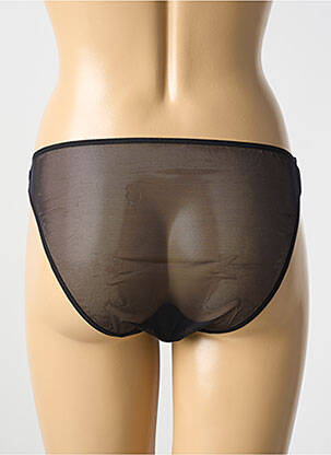 Chilot efect material satinat negru SIMONE PERELE femeie