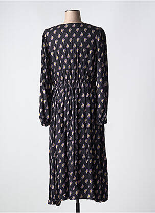 Rochie lungă mâneci lungi mâneci lungi negru B.YOUNG femeie