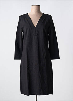 Rochie midi mâneci lungi mâneci lungi negru ÉTYMOLOGIE femeie