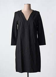 Rochie midi mâneci lungi mâneci lungi negru ÉTYMOLOGIE femme