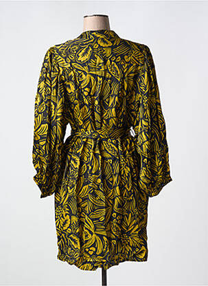 Rochie scurtă mâneci lungi mâneci lungi galben SEE U SOON femeie