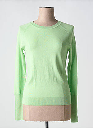 Pulover croială cambrată mâneci lungi verde B.YOUNG femme