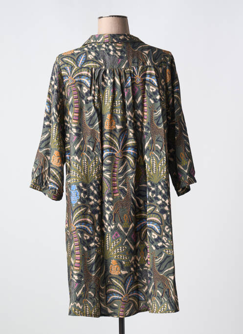 Rochie scurtă verde RUE DES ABBESSES femeie