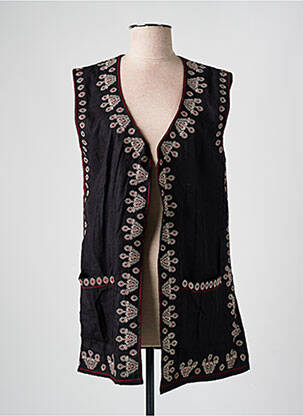 Vestă fără mâneci negru MAISON HOTEL femeie