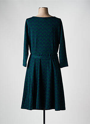 Rochie midi imprimeu fantezie mâneci lungi verde KING LOUIE femeie