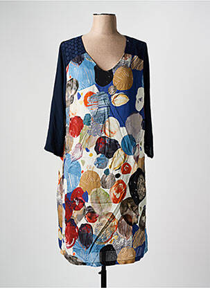 Rochie midi albastru ZELI femeie