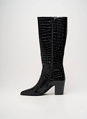 Cizme vârf ascuțit toc de 7 la 9 cm negru HOGL femeie