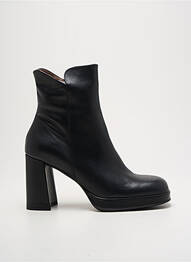 Botine/ghete material neted toc de 7 la 9 cm negru WONDERS femme
