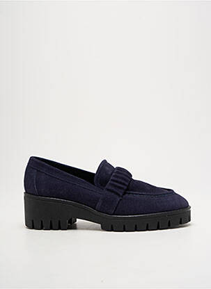 Mocasini vârf rotund toc de 4 la 6 cm albastru JHAY femeie
