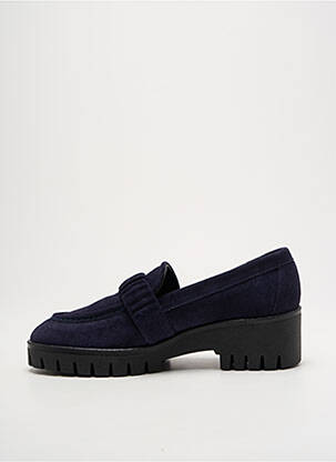 Mocasini vârf rotund toc de 4 la 6 cm albastru JHAY femeie