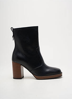 Botine/ghete material neted toc de 7 la 9 cm negru NERO GIARDINI femeie