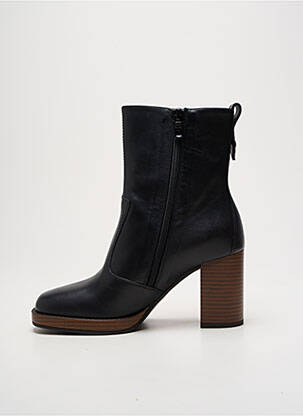 Botine/ghete material neted toc de 7 la 9 cm negru NERO GIARDINI femeie