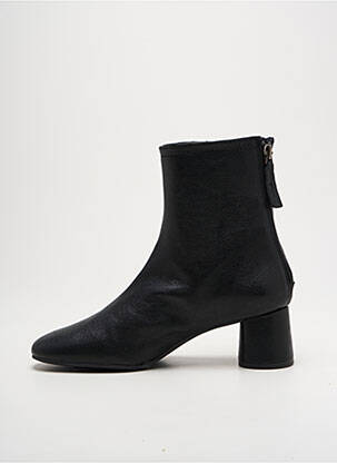 Botine/ghete material neted toc de 4 la 6 cm negru PEDRO MIRALLES femeie