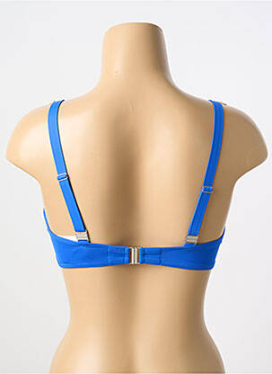 Sutien de costum de baie elasticitate top sutien modelat albastru ANTIGEL femeie