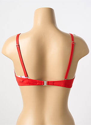 Sutien de costum de baie elasticitate top triunghiuri roșu ANTIGEL femeie