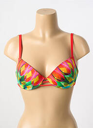 Sutien de costum de baie elasticitate top sutien modelat roșu ANTIGEL femme