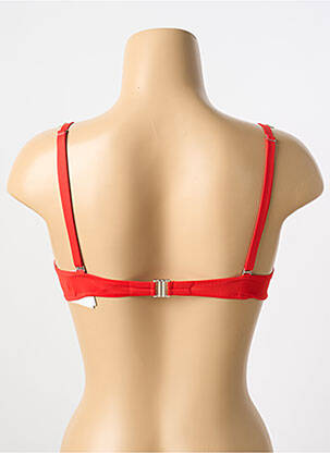 Sutien de costum de baie elasticitate top sutien modelat roșu ANTIGEL femeie