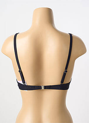 Sutien de costum de baie elasticitate top sutien push-up negru ANTIGEL femeie