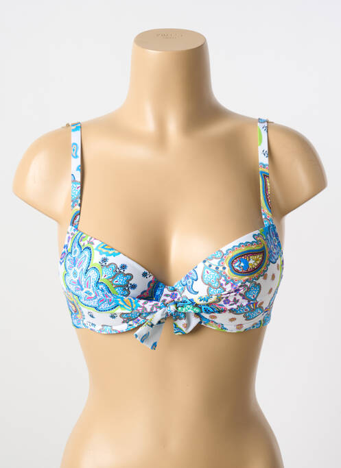 Sutien de costum de baie albastru ANTIGEL femeie