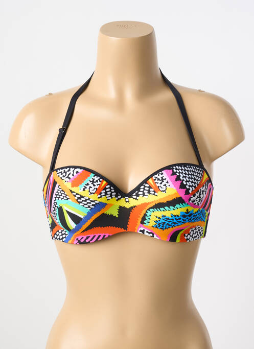 Sutien de costum de baie negru ANTIGEL femeie