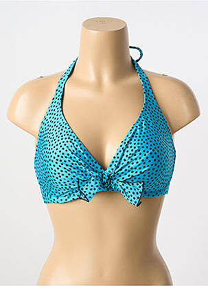 Sutien de costum de baie albastru ANTIGEL femeie