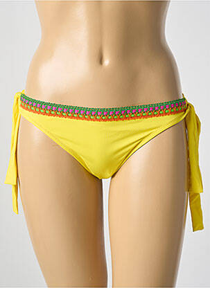 Chiloți de baie galben ANTIGEL femeie