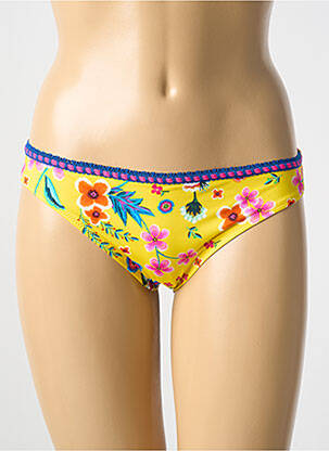 Chiloți de baie galben ANTIGEL femeie