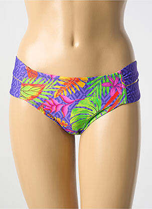 Chiloți de baie violet ANTIGEL femeie