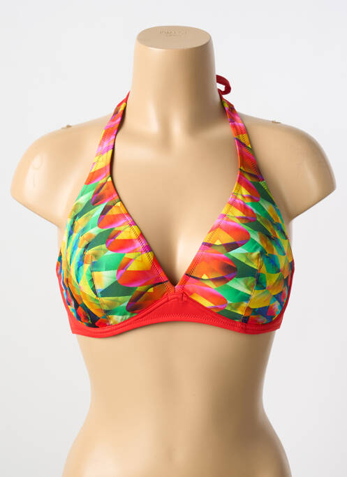 Sutien de costum de baie roșu ANTIGEL femeie