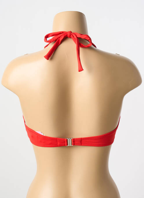 Sutien de costum de baie roșu ANTIGEL femeie