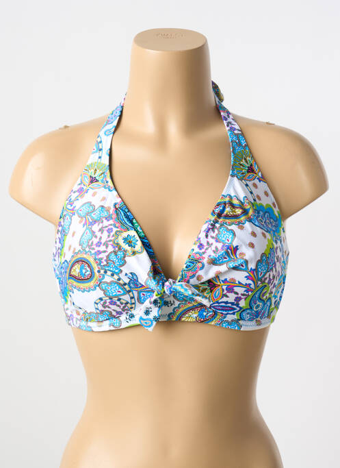 Sutien de costum de baie albastru ANTIGEL femeie