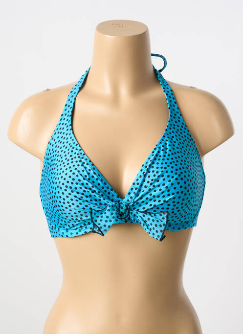 Sutien de costum de baie albastru ANTIGEL femeie