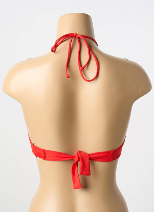 Sutien de costum de baie roșu ANTIGEL femeie