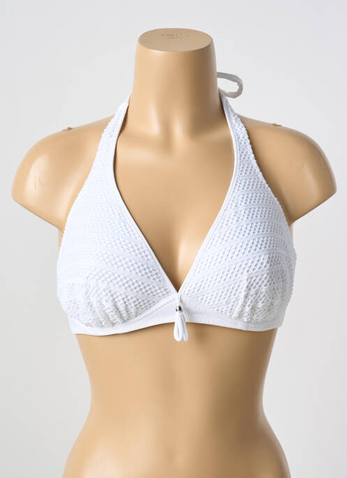 Sutien de costum de baie alb ANTIGEL femeie