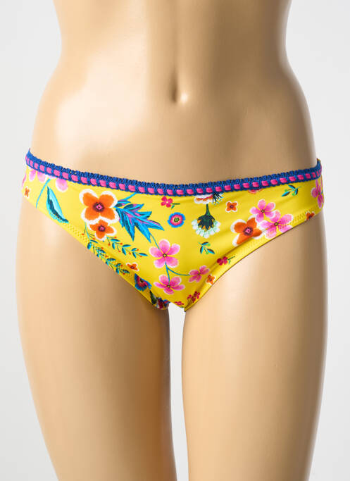 Chiloți de baie galben ANTIGEL femeie