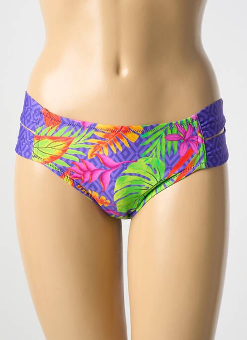 Chiloți de baie violet ANTIGEL femeie