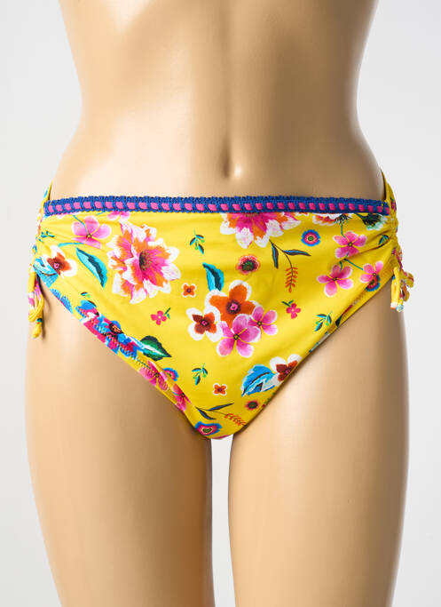 Chiloți de baie galben ANTIGEL femeie