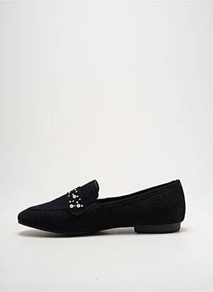 Mocasini arcadă plantară toc plat până la 3 cm negru NEOSOFT femeie