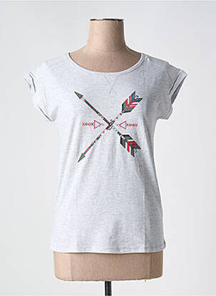 Tricou gri MISS LIBERTO femeie