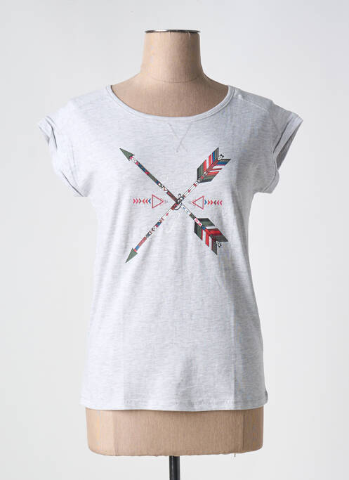 Tricou gri MISS LIBERTO femeie