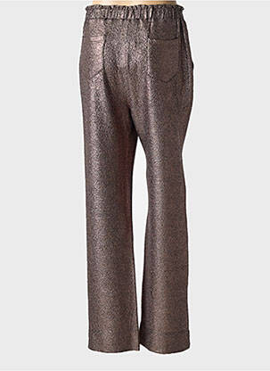 Pantalon drept elasticitate mărime normală maro ANGE femeie
