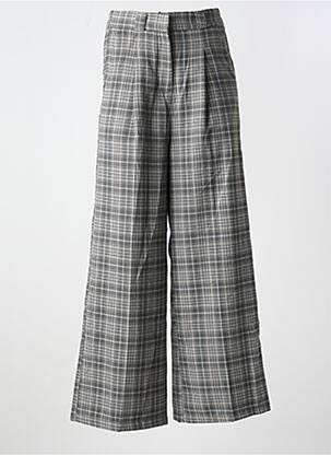 Pantalon larg gri GRACE & MILA femeie