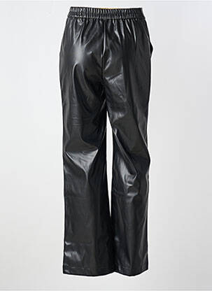 Pantalon drept închidere cu fermoar sub clapetă cu nasturi mărime normală negru ANGE femeie