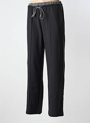 Pantalon drept elasticitate mărime normală negru ANGE femeie