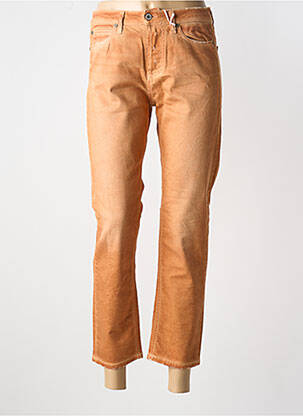 Blugi cu croială slim portocaliu PLEASE femeie