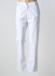 Pantalon drept elasticitate mărime normală alb TINTA femme