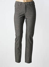 Pantalon slim talie elastică mărime normală gri LCDN femme