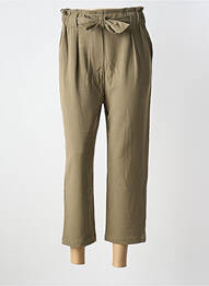 Pantalon 7/8 elasticitate mărime normală verde ORFEO femme